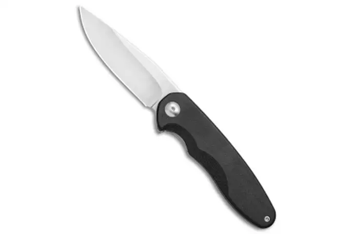 Brous Blades Specter Flipper Frame Lock Knife Black G-10 3 Satin 1092B163
